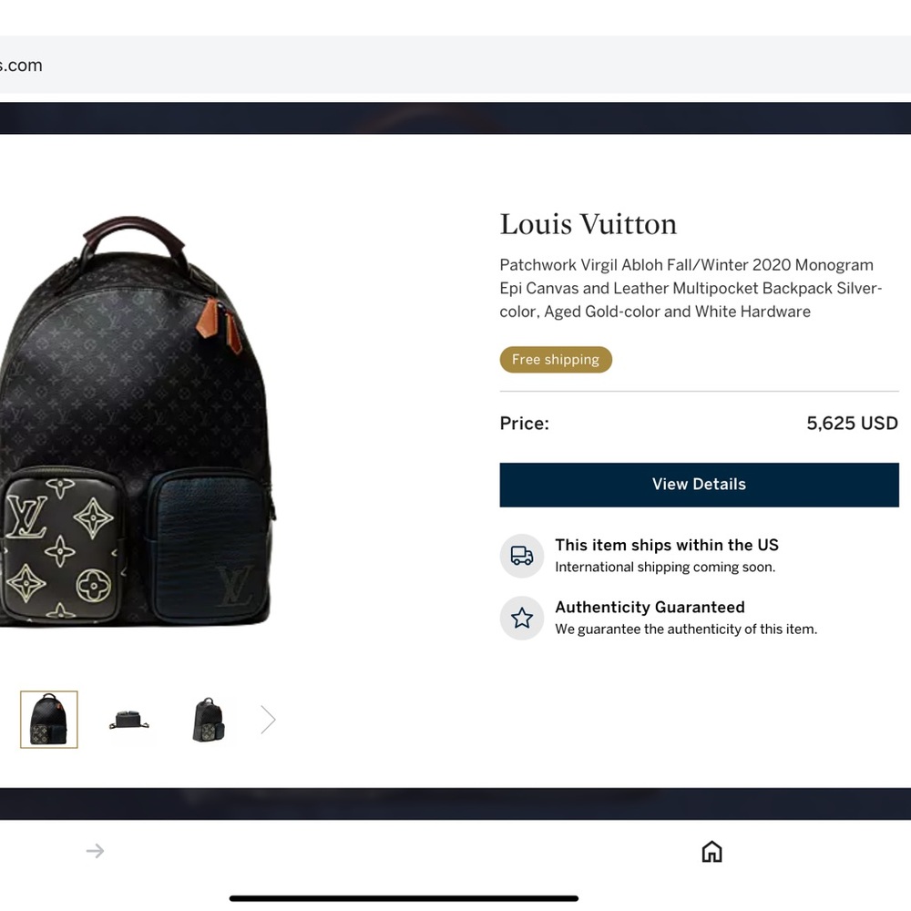 Rare Louis Vuitton Patchwork Backback - Like New, With Box - Picture 16 of 16